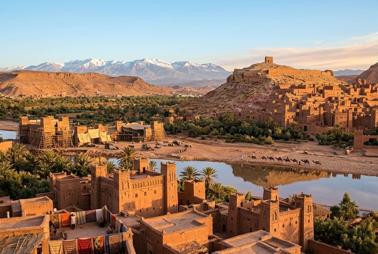 رحلة أيت بنحدو وورزازات