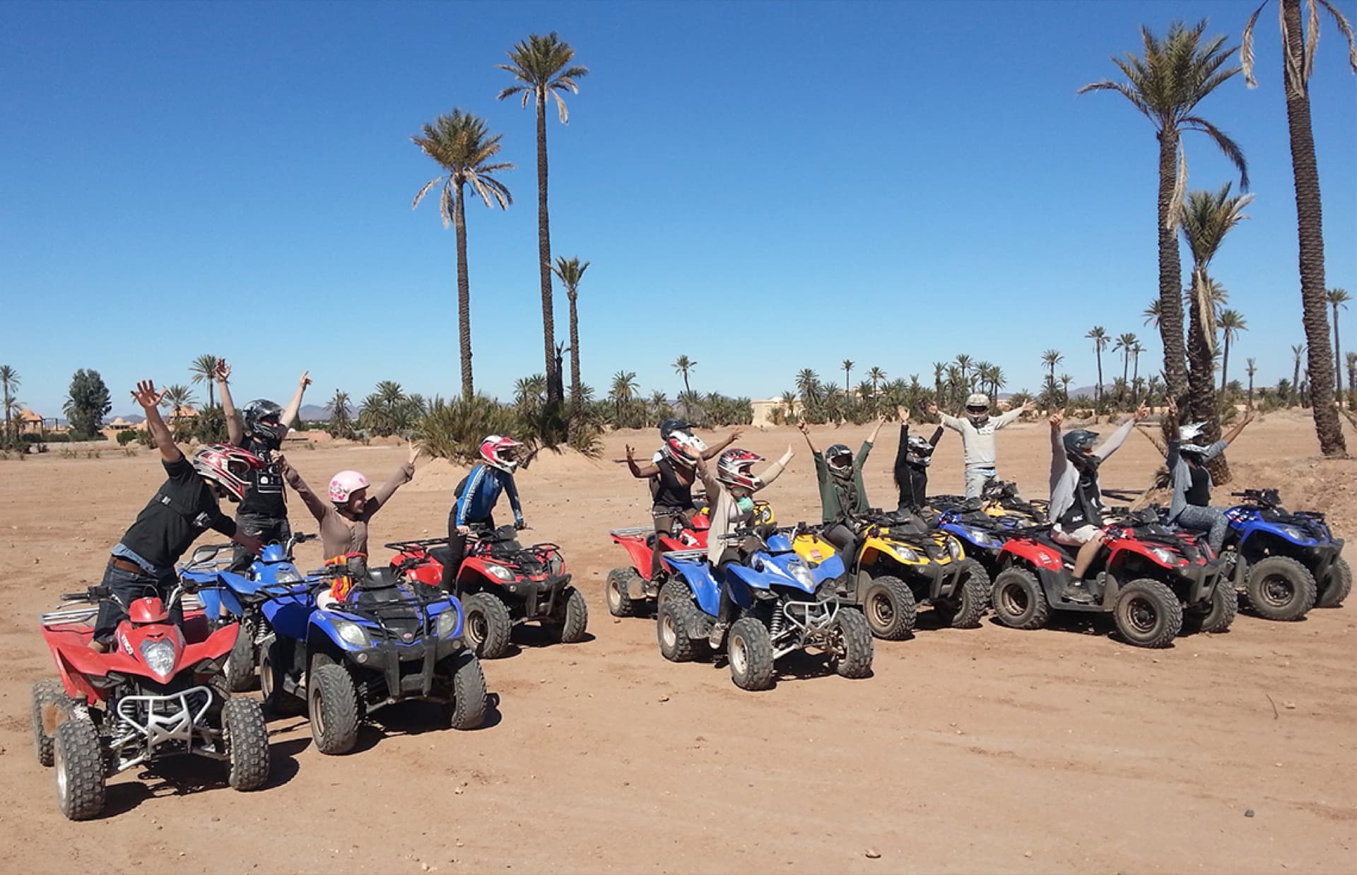 Quad e cammello nella Palmeraie di Marrakech