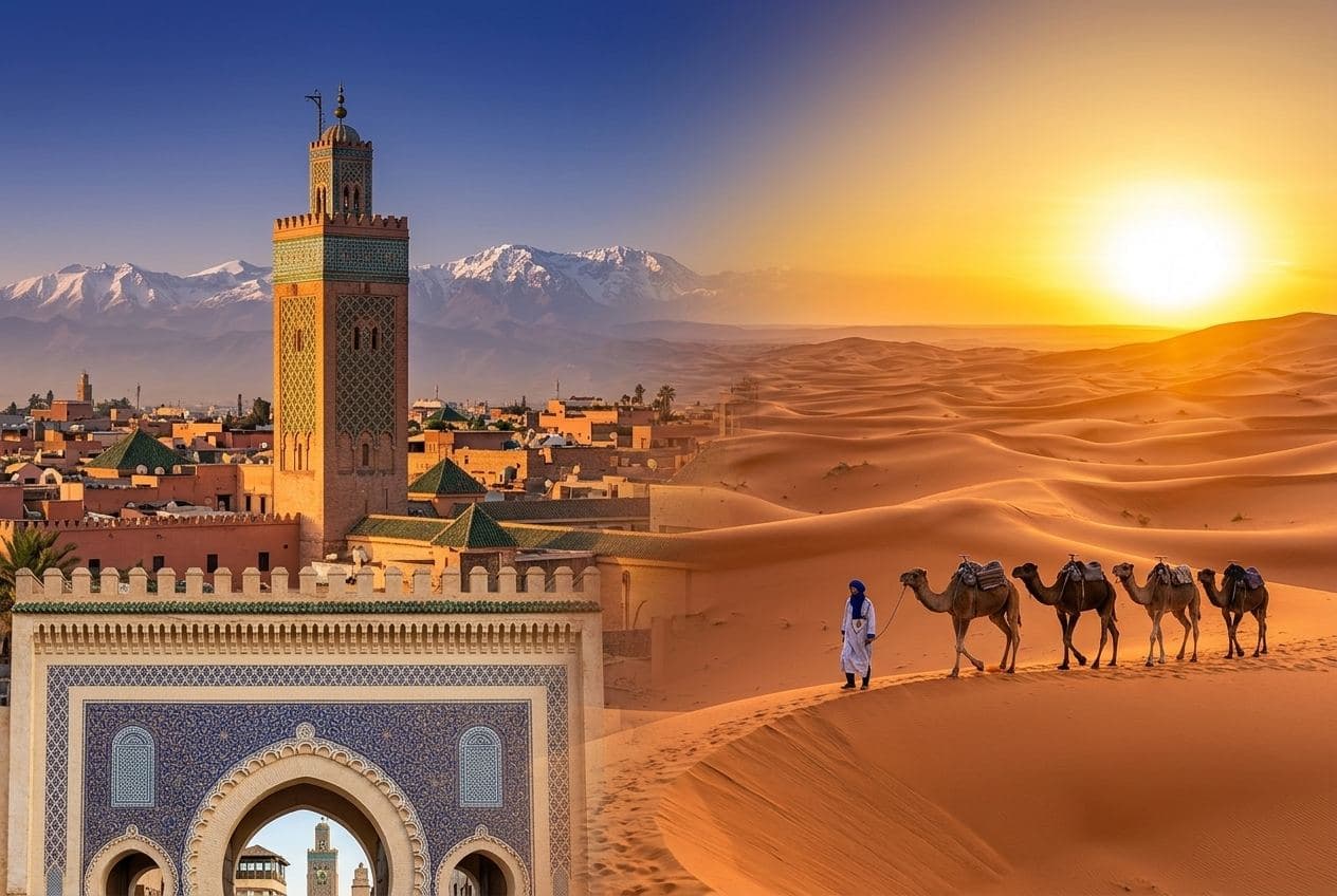 جولة المدن الإمبراطورية والصحراء المغربية لمدة 10 أيام